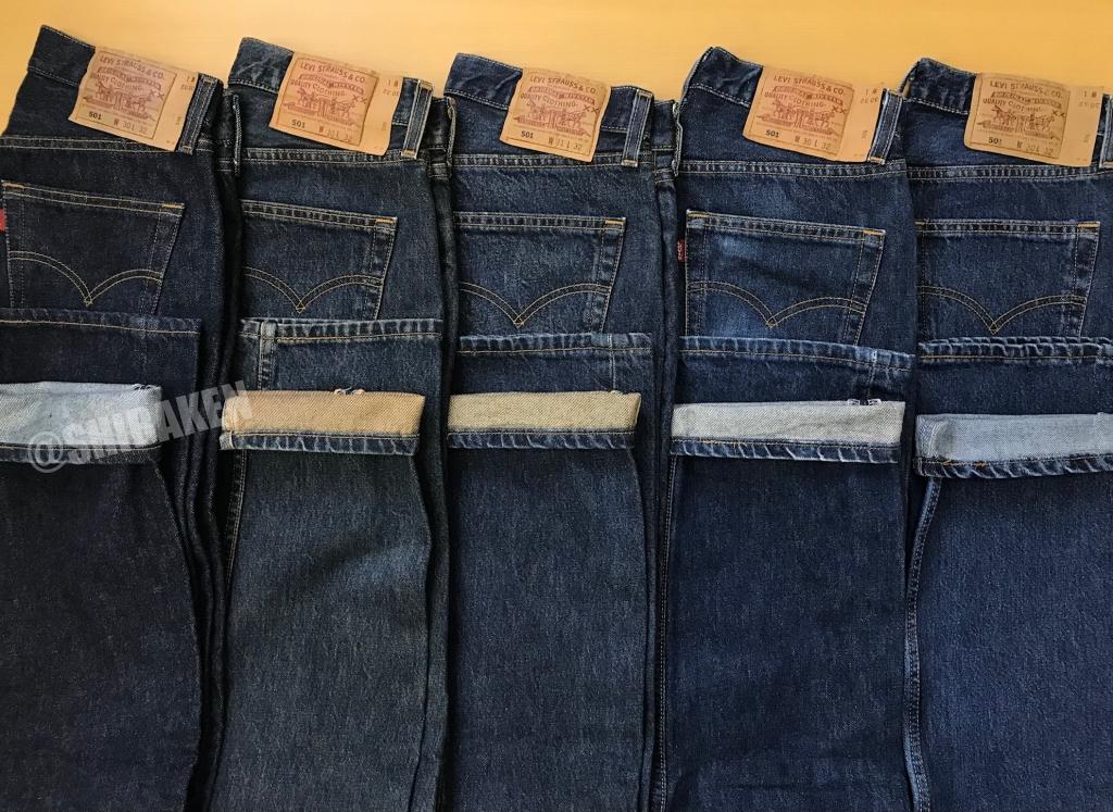 80年代～90年代米国製リーバイス501レギュラーの年代判別方法