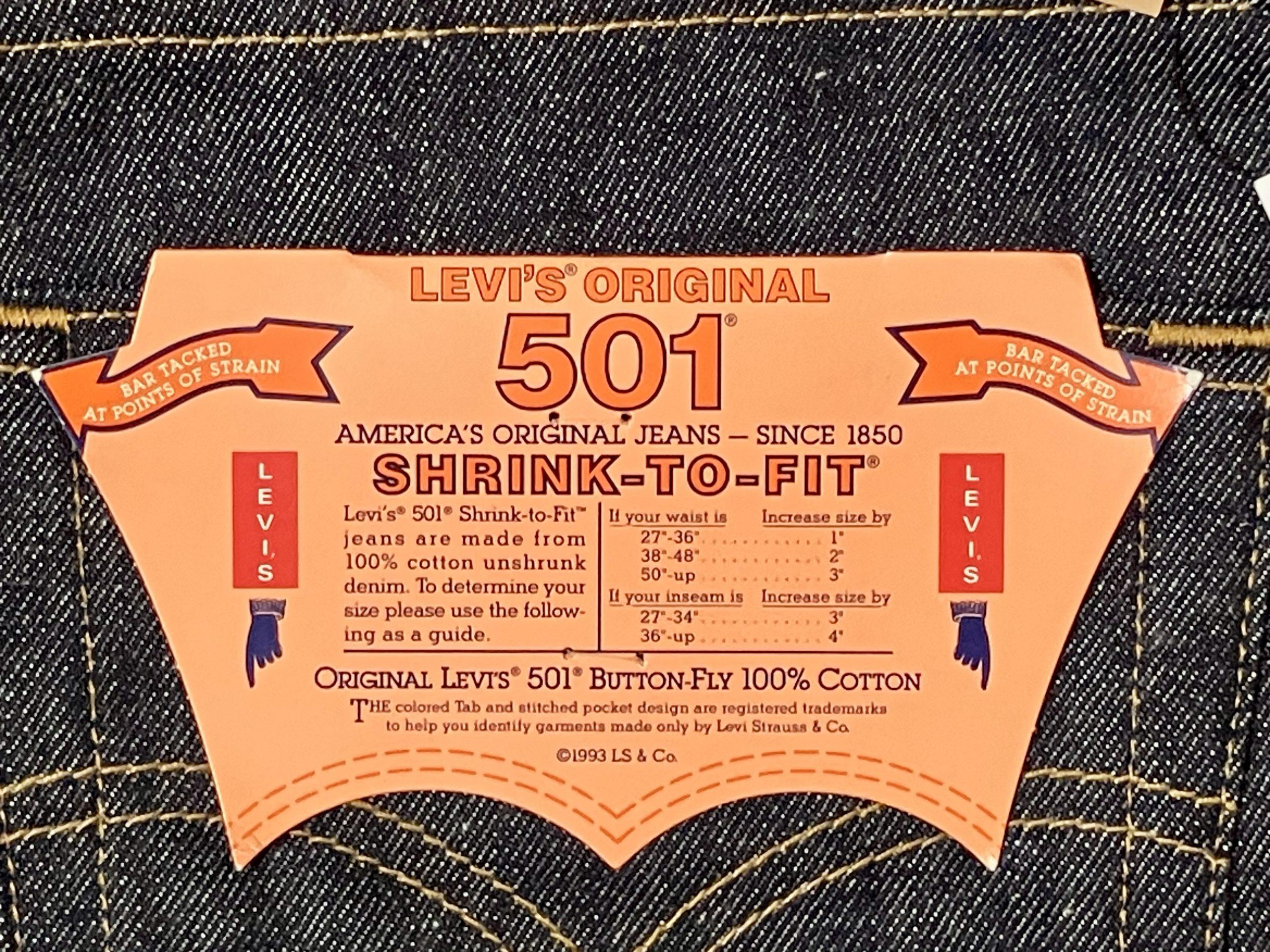 写真でみるリーバイス501レギュラー（89）-能ある鷹は爪を隠す‐2000年